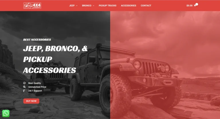 Car Accessories Website Designed By WebX Softech