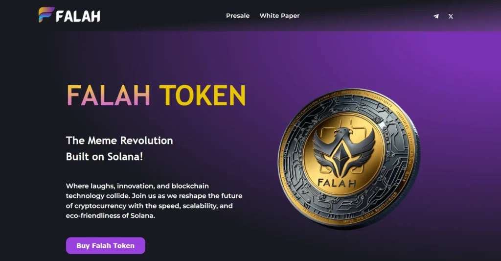 Cypto Token Website Designed By WebX Softech