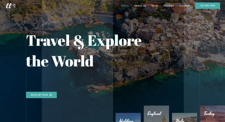 Travel Agency Website Designed By WebX Softech